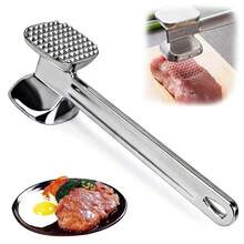 SMEGGEMS 1pc Meat Tenderizer, Aluminum Alloy Steak Hammer, Kitchen Tool, Heavy Duty Durable Double-Sided, For Tenderizing Steak And Beef - Silver - View 6