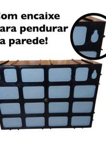 Porta Parafusos Buchas Organizador Caixa 16 Gavetas Pequeno - damasco - Visão 5