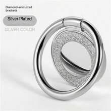 Phone Ring Holder Phone Stand Round Ring Buckle INS Glitter Creative Round Glitter Phone Ring (Note: Must Be Installed To Rotate) - Multicolor - View 13