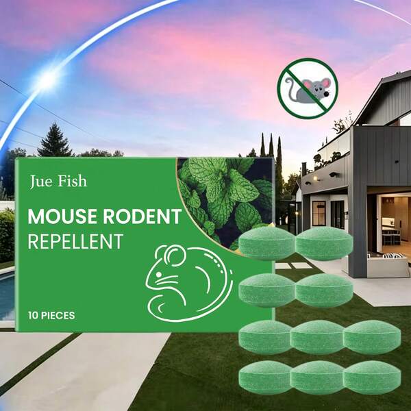 Mouse Rodent Repellent,Natural Deterrent For Kitchen, Warehouse, Car, Indoor, Outdoor
