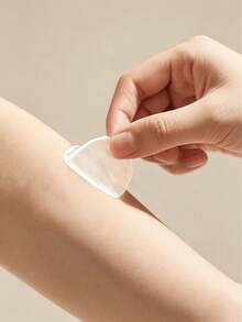 6/12/18PCSReusable Self‑Adhesive Silicone Forehead Wrinkle Patch, Washable Stretchable Sticker For Overnight Skin Repair, Smooth Fine Lines, Breathable Waterproof Invisible Pad For Forehead And Full‑Face - Multicolor - View 3