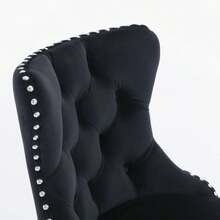Barstools - Black + Velvet + Foam - View 4