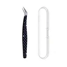 Beginner High-Precision Stainless Steel Eyelash Curler Tweezers, Perfect For Highly Attractive Scrapbooking And Craft Projects - Black - View 2