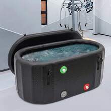 YUNRUX Ice Bath For Athletes, Inflatable Bathtub, Freestanding Bathtub - C - View 10