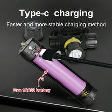 Lampu Kepala Selam LED Super Terang 200000LM Lampu Kepala Selam Profesional yang Kuat, Dapat Diisi Ulang, Lampu Senter Kepala Tahan Air IPX8 - Hitam - View 7