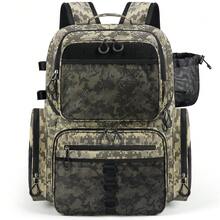 NEWHEY 45L Fishing Backpack With Rod Holder And Waterproof Rain Cover, 900D High-Strength Adjustable Compartment Fishing Gear Storage Bag - Men's/Dad's Gift - Multicolor - View 14