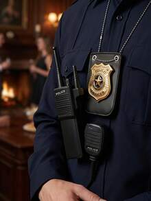 Alloy Detective Badge Role Play Toy Set, Includes Uniform (Detective Badge, Costume Accessories), Halloween Costume - Multicolor - View 6