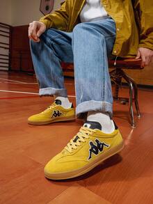Kappa TIFO Retro Versatile Training Shoes Sports Casual Sneakers - Ceylon Yellow/Black - View 5