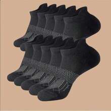 1/5/10 Pairs Women's Sports Sweat-Absorbing Breathable Socks, Suitable For All Seasons, Comfortable And Breathable Design, Applicable For Sports And Business Casual - Multicolor - View 11