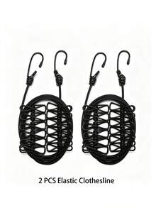 2PCS.4PCS Retractable Windproof Clothesline With 18 Metal Clips, Portable Travel Laundry Drying Line, Suitable For Outdoor Travel Camping - Multicolor - View 21