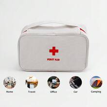 1PC Large Travel Medicine Bag That Keeps All Your Medications & First Aid Supplies Organized, Portable Emergency Kit With Handle, Perfect For Home, Car, Camping & Outdoor Adventures - View 4