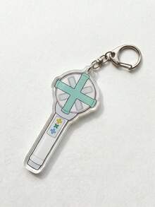1pc K-POP Lightstick Keychain, Mini Acrylic Lightstick Keychain, Monster/NEW Jeans/TWICE/EXO/TXT, Perfect Gift For Fans, Convenient To Carry And Collect, K-POP Lightstick Keychain, Gift, MOA Keychain, Carat Merchandise, Stay Accessories, TWICE/Once Gift, Lightstick, ARMY Collectibles - Multicolor - View 12