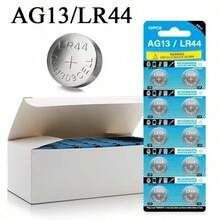 LR44 AG13 1.5V Alkaline Button Coin Battery 165mAh, Replacement Cell For Watch Toys And Small Electronic Gadgets - AG13 LR44 - View 5