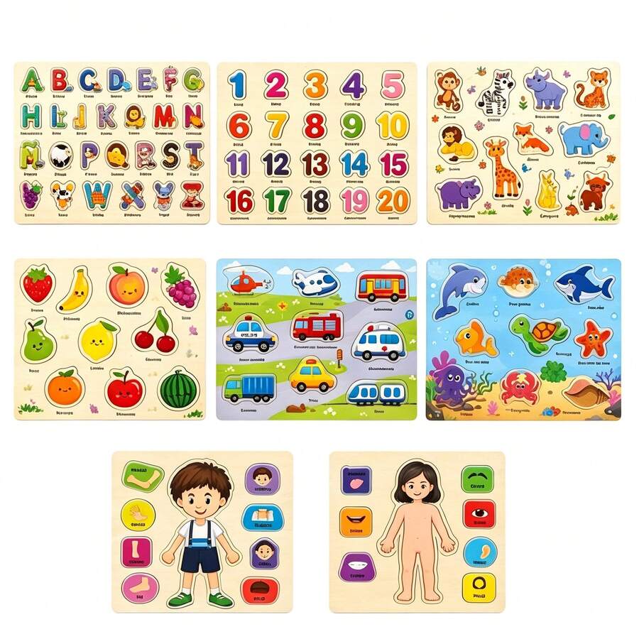 Kids Shape Sorters - STW-40002-8-piece Set - View 1