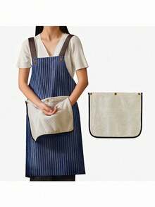 Pet Grooming Workwear Long Sleeve Waterproof Anti-Hair Apron Pet Shop Groomer Oil-Resistant Dirt-Resistant Wipeable Cleaning Grooming Apron Set - Multicolor - View 1