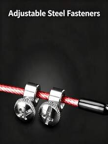 Speed Jump Rope, Universal‑Shaft Steel Wire Jump Rope, Professional Fitness Steel Wire Skipping Rope, Aluminum Alloy Handles For Men & Women, Suitable For Teenagers, Home, Outdoor, Park, School And Competition Use - A - View 4