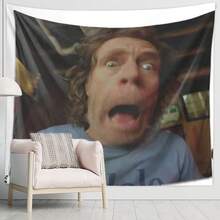 1pc Frank Gallagher Pop Art Tapestry - Soft Fabric Wall Decor With Iconic TV Show Character, Large Horizontal Size Suitable For Living Room And Bedroom Party Decoration - Perfect Gift For Fans And Pop Culture Home Decor - Multicolor - View 2