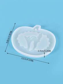 1pc Halloween Hanging Decoration Silicone Resin Mold, Ghost Pumpkin Skeleton Witch Black Cat Haunted House Casting Mold, DIY Aromatherapy Plaster Pendant Mold, For Halloween Party Home Decor Handicrafts - White - View 22