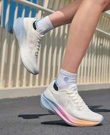 XTEP New Women's Running Shoes 3.0 Plus For Road Fitness Training (2000km) - White/Blue - View 3