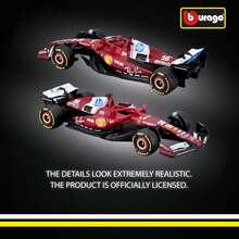 Burago - F1  SF-25 #16 Charles  2025，1/64 比例合金車模，細節豐富 F1 單座賽車複刻版，法拉利官方授權，收藏級泡殼包裝，建議年齡 14+ - SF-25 #16 - 查看 5