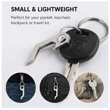 1/2/3pcs Mini Bottle Opener Keychain, Portable Pocket Beer Opener, Lightweight Key Ring Tool, Suitable For Camping, Travel, Outdoor Activities And Daily Home Use - Multicolor - View 11