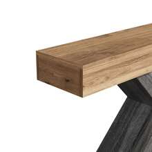 Coffee Table Walnut - Side Table Brown - Natural - 查看 2