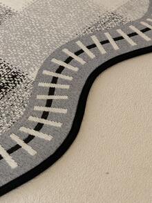 1pc Chenille Minimalist Square Sofa Cushion Pad For 1/2/3/4 Seater Sofa, Armrest And Backrest Cushion, Sofa Cover, All Season - Grey - View 8