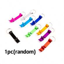 1pc Multifunctional Beer Bottle Opener - Keychain Opener, Can Opener, Compact And Practical, Easy To Carry - View 6