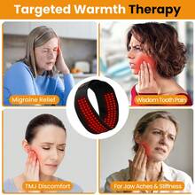 Facial Lifting Jaw Heat Pad With Red Light Function, Wireless Jaw Heating Pad, USB Rechargeable, 3-Level Intelligent Temperature Control, 3-Level Timer, Temporomandibular Joint Facial Heat Wrap, Suitable For Face And Jaw, Facial Support Pad, Portable Design, Easy To Carry For Travel, Suitable For Home And Office Nap, Unisex, Essential Home Item, Ideal Gift Choice - View 10