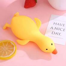 1pc Extra Large Yellow Duck Slow Rebound Squeeze Toy, Super Soft High Elasticity Stress Relief Toy, Silky Skin-Friendly Touch, Desktop Decoration, Extra Large Size For Satisfying Squeezing Experience, Fun Creative Relaxation Gift - Multicolor - View 8