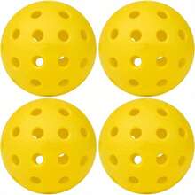 3 quả bóng Pickleball 40 lỗ cho thể thao ngoài trời, bền, nảy cao, hiệu ứng thị giác tốt - trắng - Xem 7