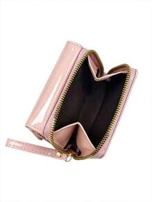 Dompet Pendek Wanita, Dompet Koin Multi-Slot Kartu dengan Pita Lucu - MultiWarna - View 3