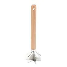 1 Buah Alat Pencincang dan Penghancur Daging Stainless Steel Gagang Kayu, Alat Penghancur Dapur Multifungsi untuk Daging Sapi Giling, Daging Hamburger, Kentang Tumbuk, Alpukat, dan Pure Buah - MultiWarna - View 10