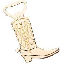 3-15pcs Metal Boot Shaped Bottle Opener Creative Bar Tool, Western Theme Party Gift Set, Wedding Guest Favor & Decoration, Holiday Gift, Birthday Party Gift, Kitchen & Bar Accessories - Gold - View 2
