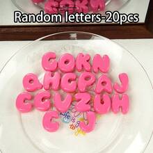 20pcs-Q Versi Manik Huruf Akrilik Lubang Besar Manik Huruf DIY Rantai Ponsel Wanita Gantungan Kunci Aksesoris Dekoratif Manik-manik - Huruf-huruf Inggris acak versi Q - View 16