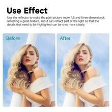 Ambitful 2in1 60CM Photography Reflector Gold & Silver Collapsible Light Reflector For Portrait Studio Shooting - View 5