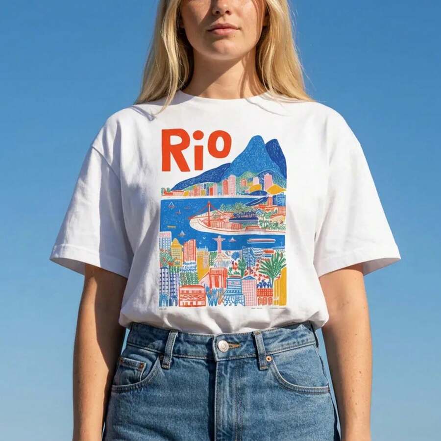 Women T-Shirts - 白色 - 查看 1