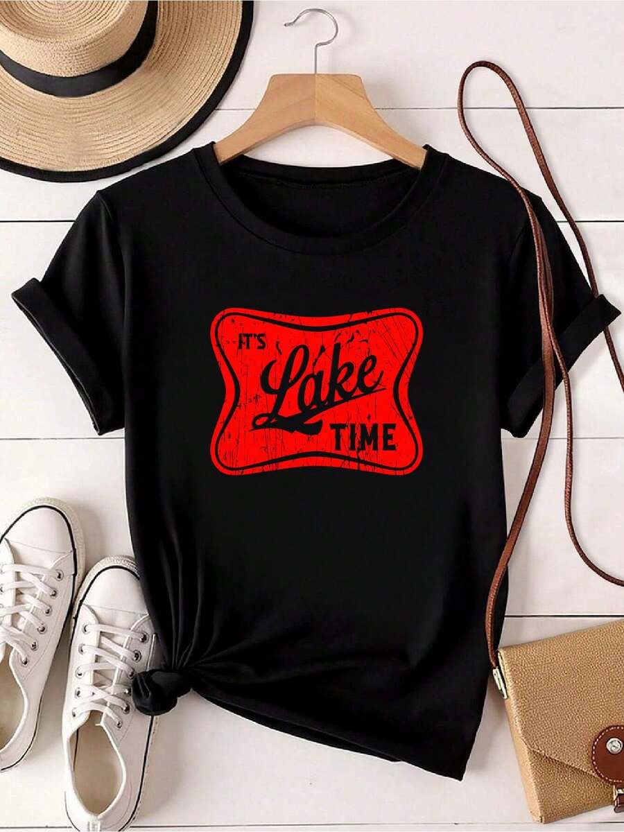 Women T-Shirts - 黑色 - 查看 1