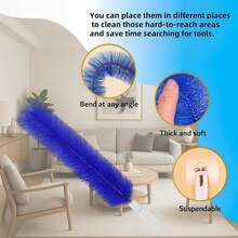 Fan Cleaning Brush Set, Flexible Dusting Brush For All Types Of Electric Fans, Reusable; Ultra-Fine Fiber Brush Head For Cleaning Air Conditioners, Home And Car Vents, Curtains, Blinds, Etc. - Multiple Styles - View 6