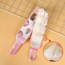 pdva 1pc 2-In-1 Exfoliating Back Brush And Loofah Bath Strap, Fine Mesh Rich Foam Body Scrub Cloth, Gentle And Non-Irritating Bathroom Accessory - Exfoliating Bath Strip - View 8