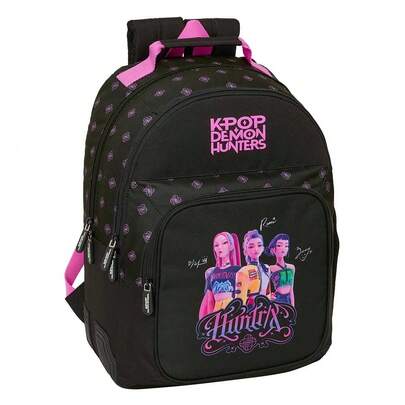 Safta KPop Demon Hunters K-Pop Demon Hunters School Backpacks, Mini, Teen, Junior, Double, Expandable, Trolley Compatible