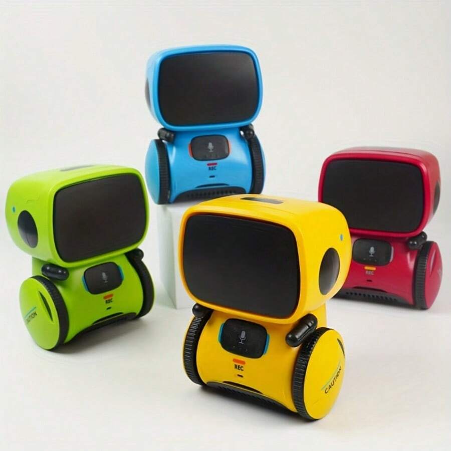 Robot mini tương tác giọng nói thông minh Halloween, đối thoại chạm, ghi âm và đổi giọng, đồ chơi trẻ em Giáng Sinh - Nhiều màu - Xem 1