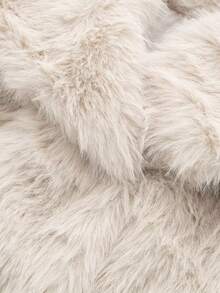 GDDYIN Women's New Winter Solid Color Elegant Luxury Faux Fur Collar Large Collar, Perfect Match For Winter Outfits - Beige - View 10