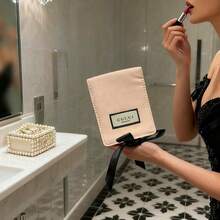 Gucci Pink Drawstring Bag; Minimalist High-End Cosmetic Bag; Professional Counter Portable Storage Handbag; Handbag - Beige - View 3