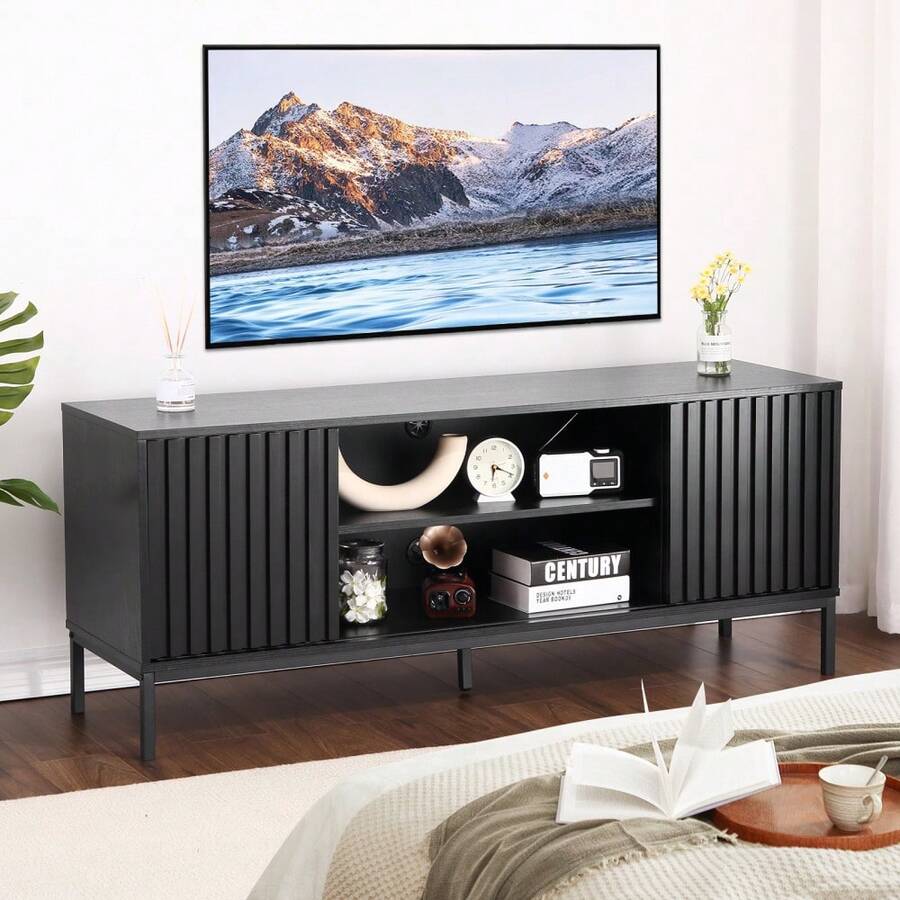 Television Stands & Entertainment Centers - Black - View 1