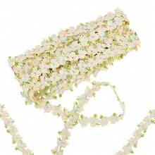 3/5英吋彩色花卉裝飾蕾絲貼花縫藝玫瑰蕾絲飾邊刺繡滌綸，適用於婚紗裝飾DIY派對裝飾衣物 - 多色 - 查看 9