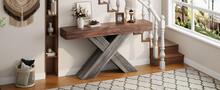 Coffee Table Walnut - Side Table Brown - Walnut - View 8
