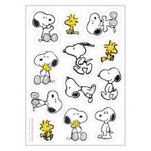 Safta SNOOPY 史努比貼紙套裝，吸塑包裝，內含12張貼紙，12種不同設計，適用於筆記本和學習用品的裝飾貼紙，返校季必備，官方授權，尺寸為10.5x14.8厘米 - 貼紙套裝 - 查看 3