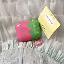 Cute Portable Fresh Strawberry Earphone Case - Multicolor - View 4