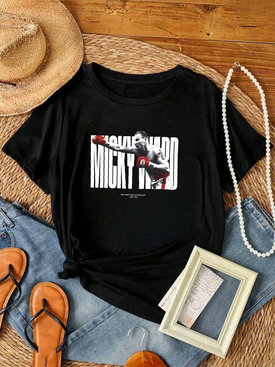 Women T-Shirts - 黑色 - 查看 1